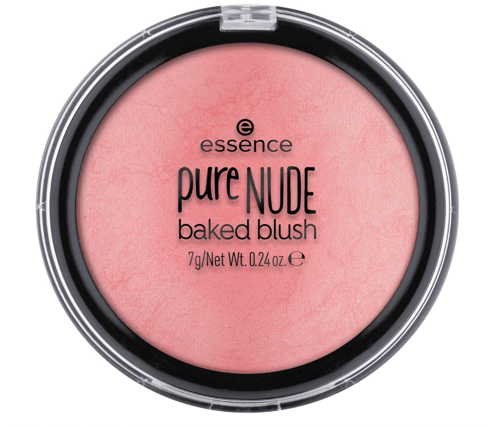 essence pure Nude Baked Blush Highly Pigmented Baked Texture for a Bright, Healthy Glow (cool coral)