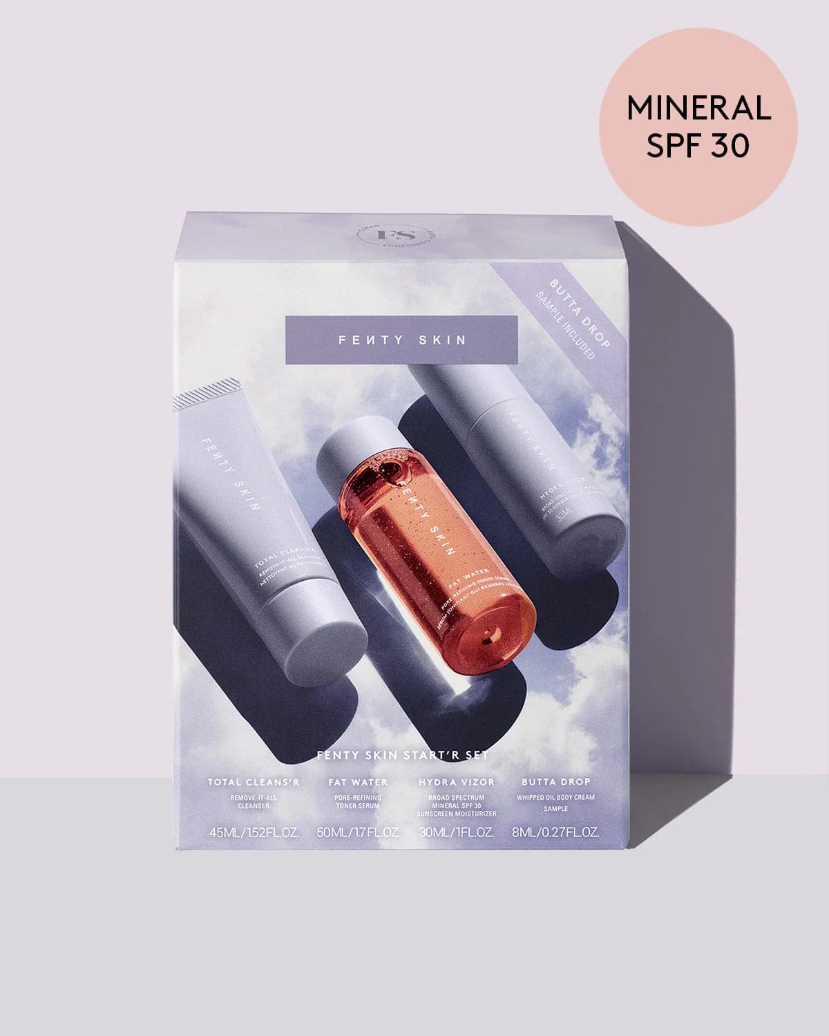 FENTY SKIN TRAVEL-SIZE START'R SET WITH MINERAL SPF