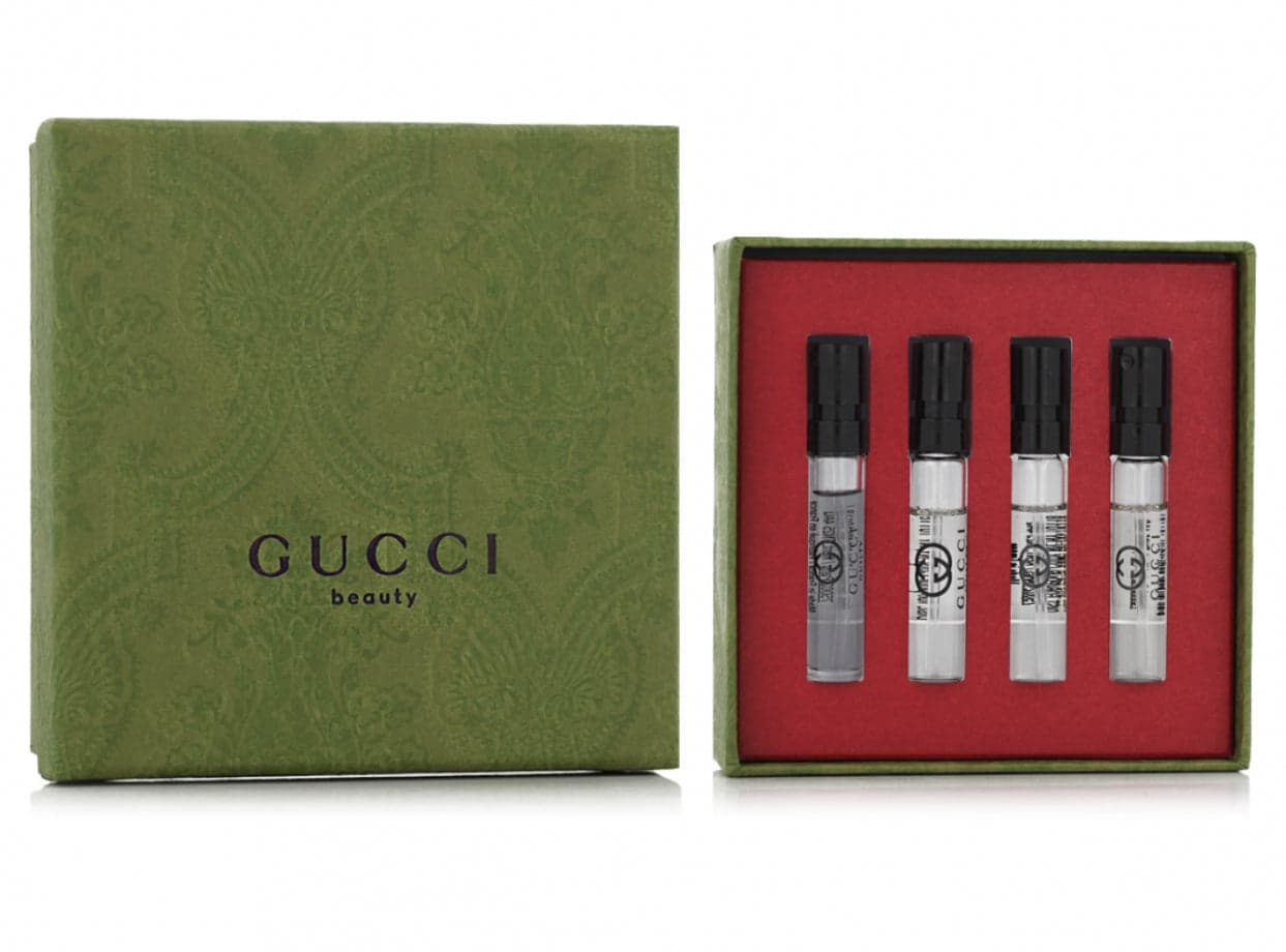 Gucci ( BLOOM - FLORA - GUILTY - FLORA gorgeous jasmine ) set of 4 miniatures Perfume 1.5 ml