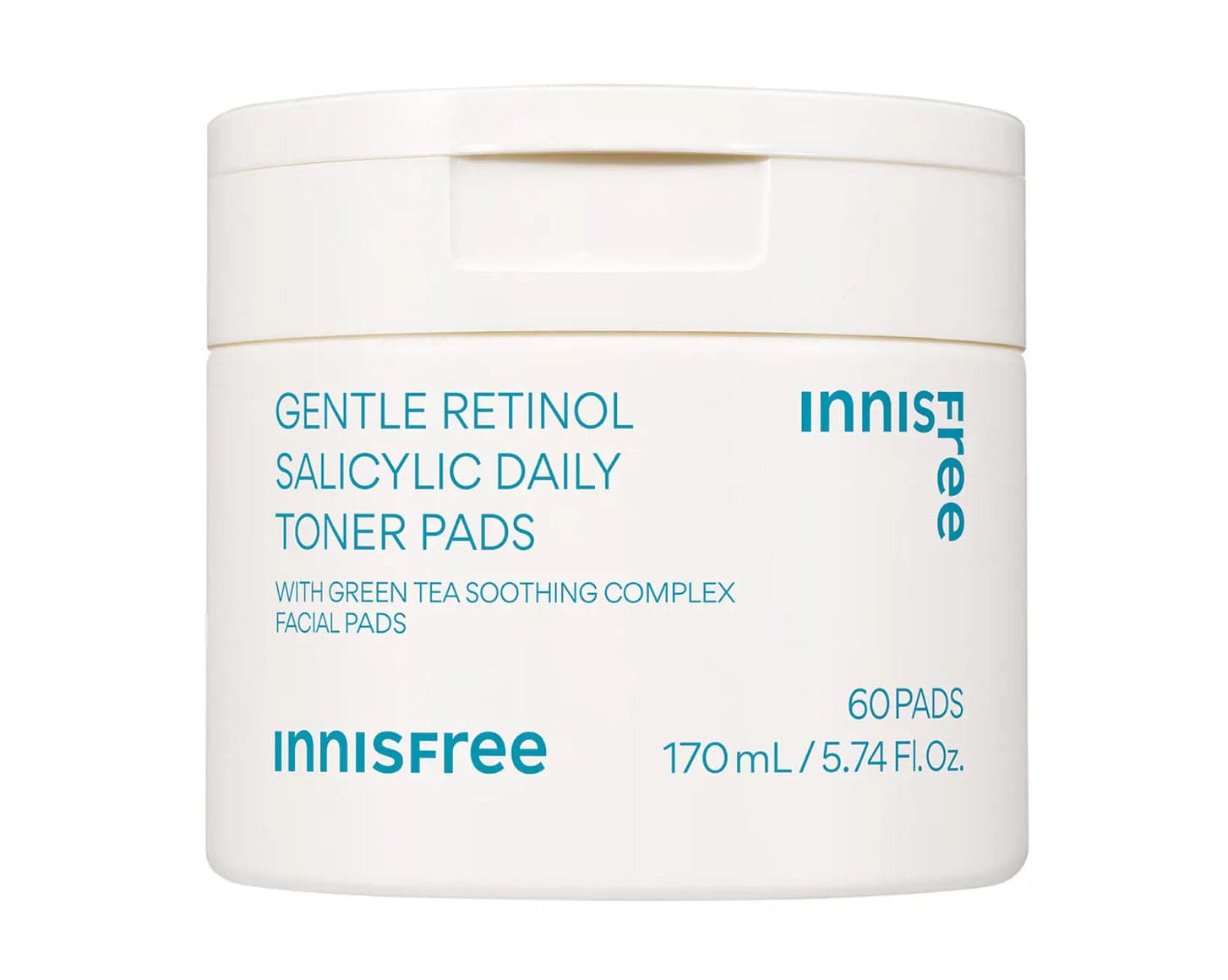 innisfree Daily Gentle Retinol Salicylic Toner Pads - 60 pads