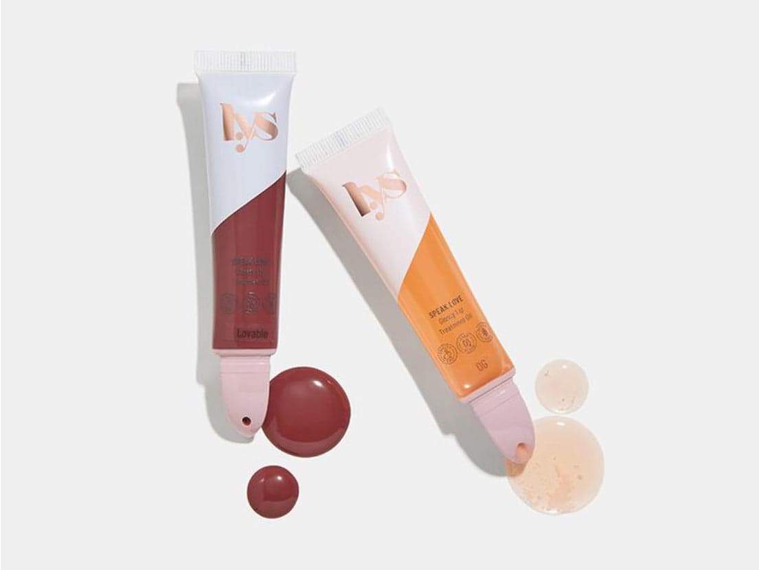 LYS BEAUTY Speak Love Glossy Lip Treatment Oil Duo in OG & Lovable