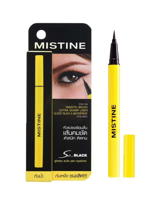 Mistine So Black Glossy Auto Pen Eyeliner 1g. Black