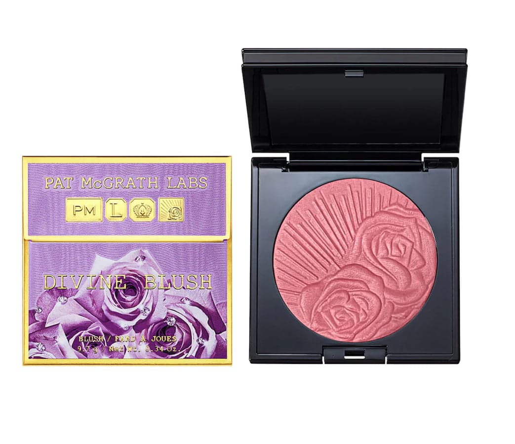 PAT McGRATH LABS Mini Skin Fetish: Divine Powder Blush in Divine Rose - cool mauve rose demi-matte 3g LIMITED EDITION