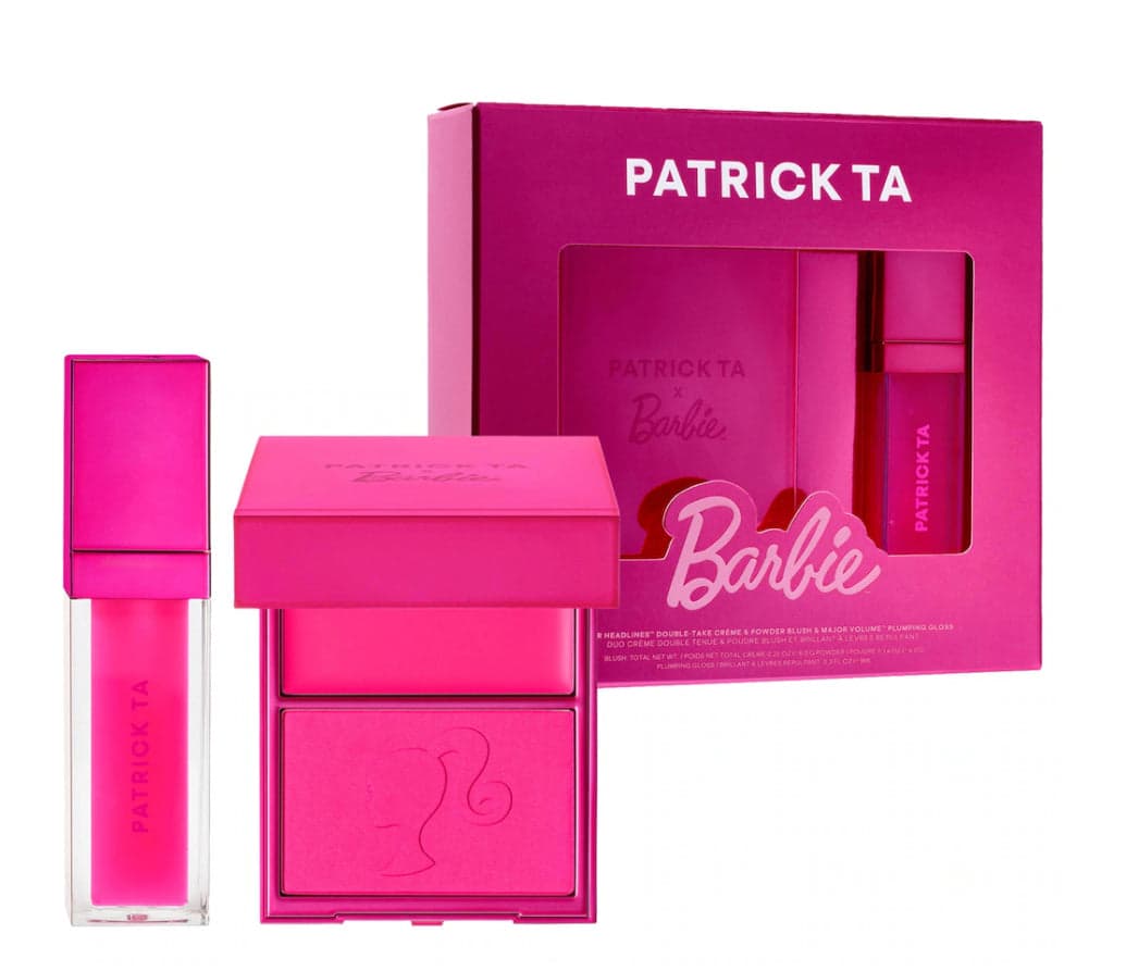 PATRICK TA Patrick Ta x Barbie™ Blush Duo and Lip Plumper Set Limited Edition 🩷
