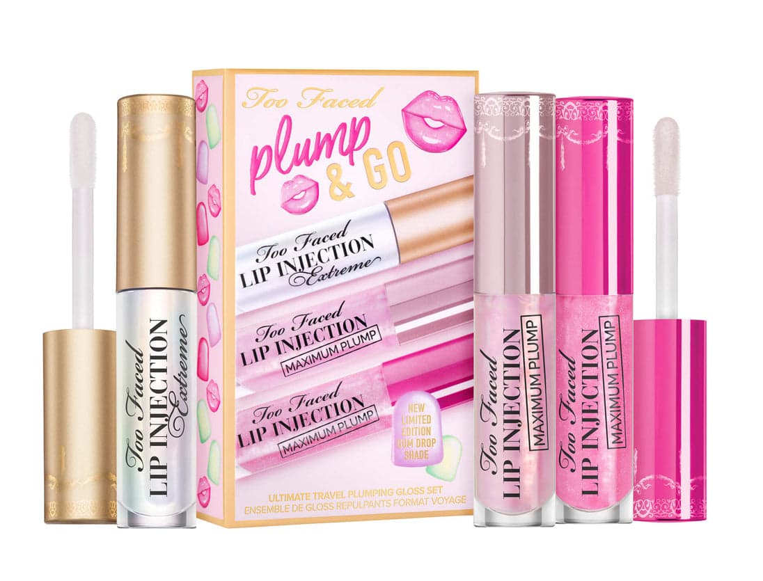 Plump & Go: Travel Size Lip Plumper Gloss Trio Set LIMITED EDITION