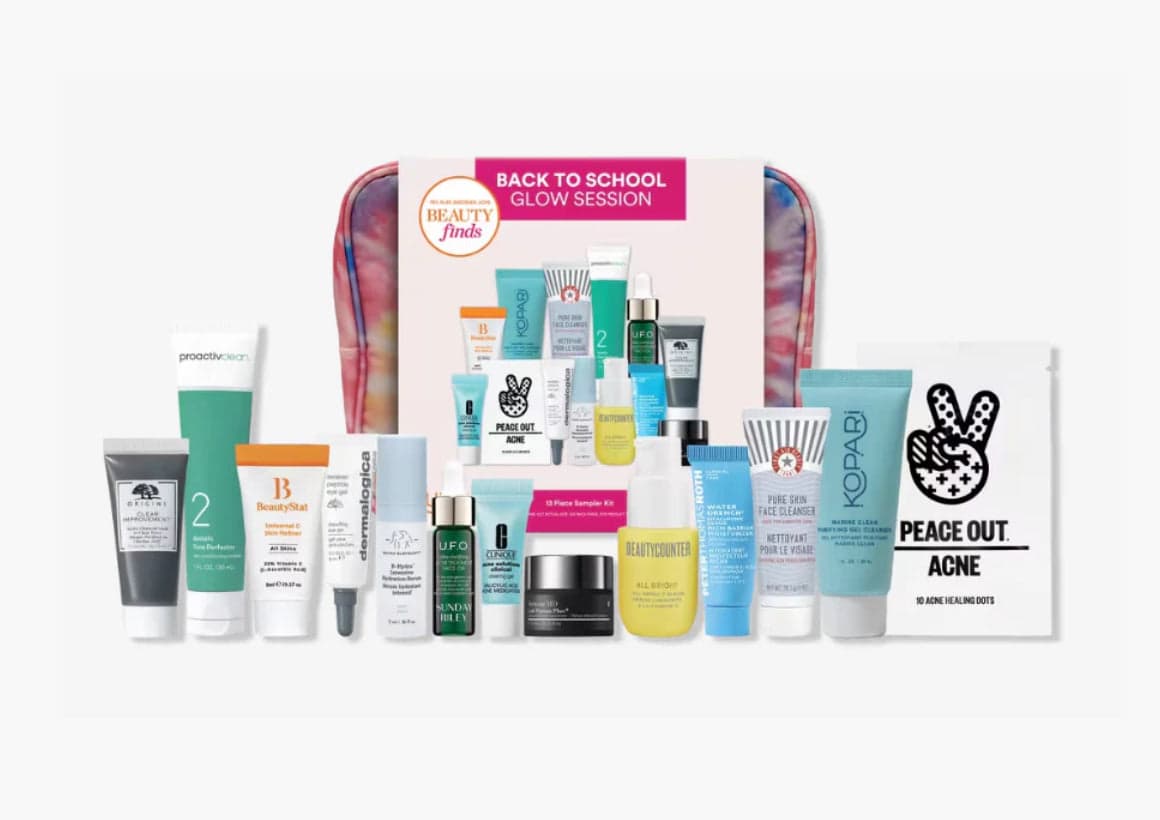 Ulta Beauty Finds Back To School Glow Session Sampler Kit