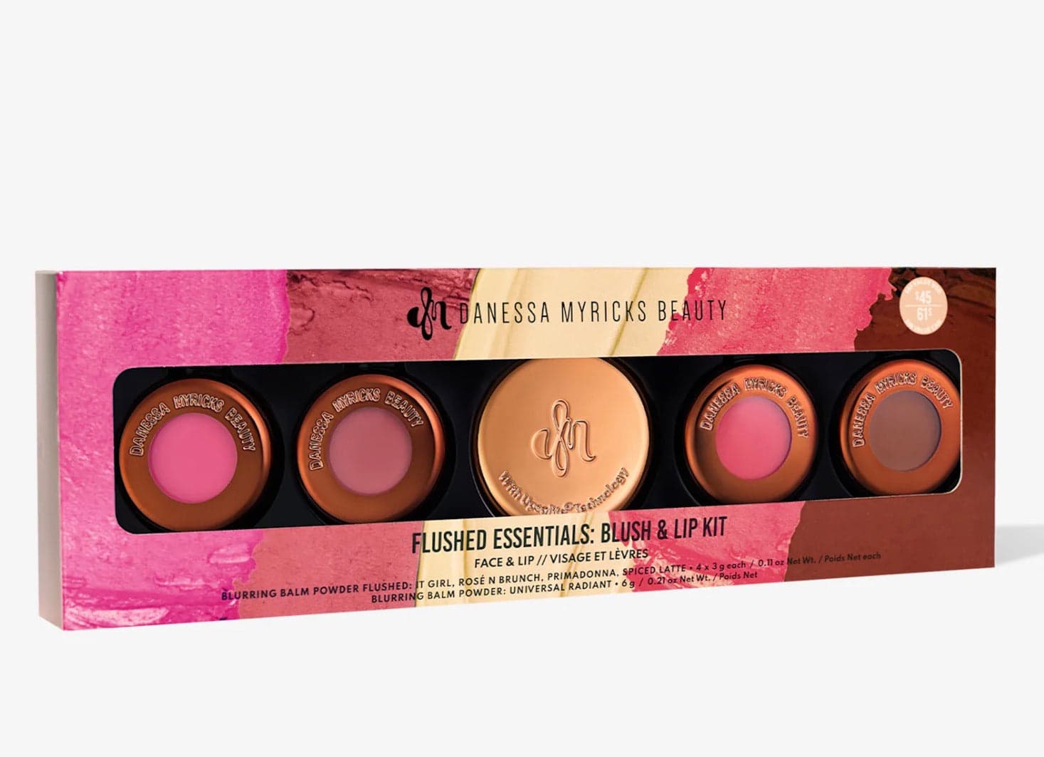 DANESSA MYRICKS BEAUTY Yummy Skin Flushed Essentials Blush & Lip Kit